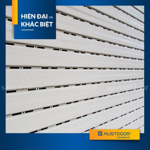 Cửa cuốn xuyên sáng Austdoor Mega M70i 13 Cửa cuốn xuyên sáng Austdoor Mega hiện đại và khác biệt
