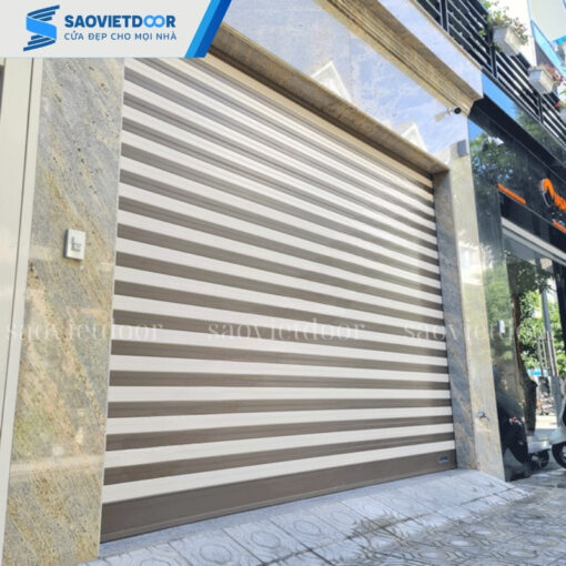 Cửa cuốn xuyên sáng Austdoor Mega M70i 11 Cửa cuốn xuyên sáng Austdoor mega m70