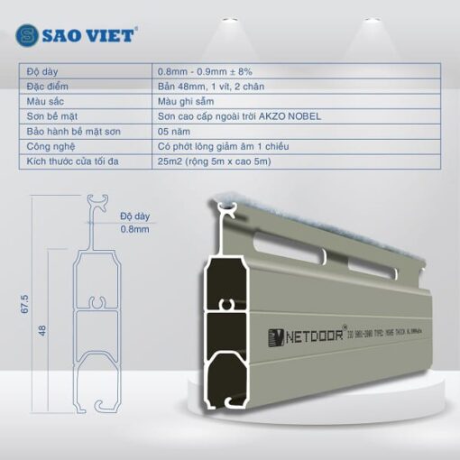 Cửa cuốn khe thoáng Doortech D70 14 cua-cuon-netdoor-ns05 (7)