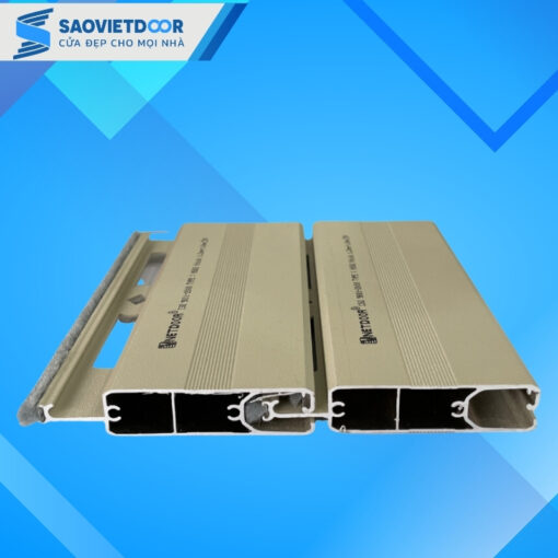 Cửa cuốn khe thoáng Netdoor NS02 19 Hình ảnh mặt cắt cửa cuốn khe thoáng Netdoor NS02