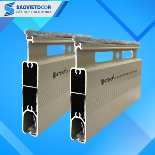 Cửa cuốn khe thoáng Netdoor NS02 17 Hình ảnh mặt cắt cửa cuốn khe thoáng Netdoor NS02