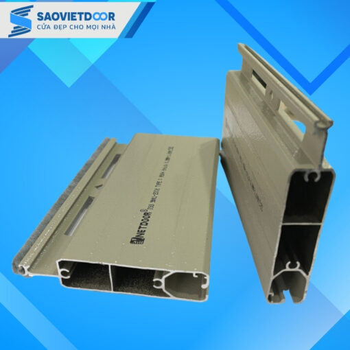 Cửa Cuốn Khe Thoáng Netdoor NS04 15 Hình ảnh mặt cắt cửa cuốn khe thoáng Netdoor NS04