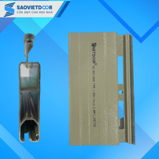 Cửa Cuốn Khe Thoáng Netdoor NS04 16 Hình ảnh mặt cắt cửa cuốn khe thoáng Netdoor NS04