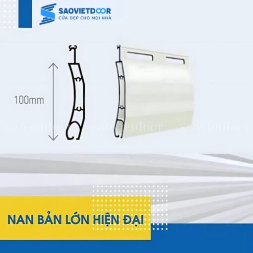 Cửa cuốn nan bản lớn B100s 6 Cửa cuốn austdoor bigos