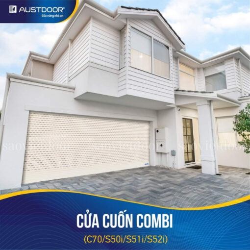 Cửa cuốn khe thoáng Austdoor Combi C70 7 Cửa cuốn khe thoáng austdoor combi C70
