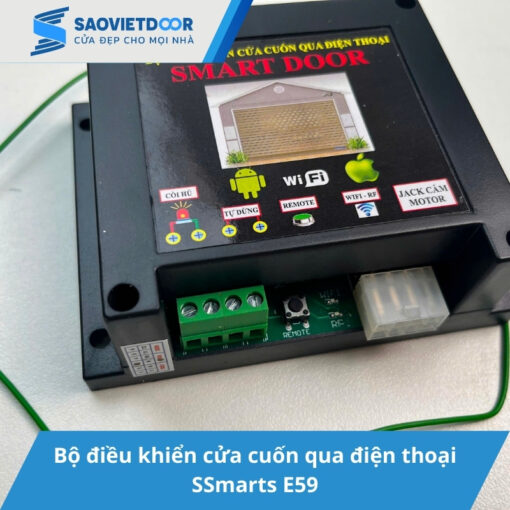 Bộ điều khiển cửa cuốn qua điện thoại SSmarts E59 20 Bộ điều khiển cửa cuốn qua điện thoại Ssmarts E59