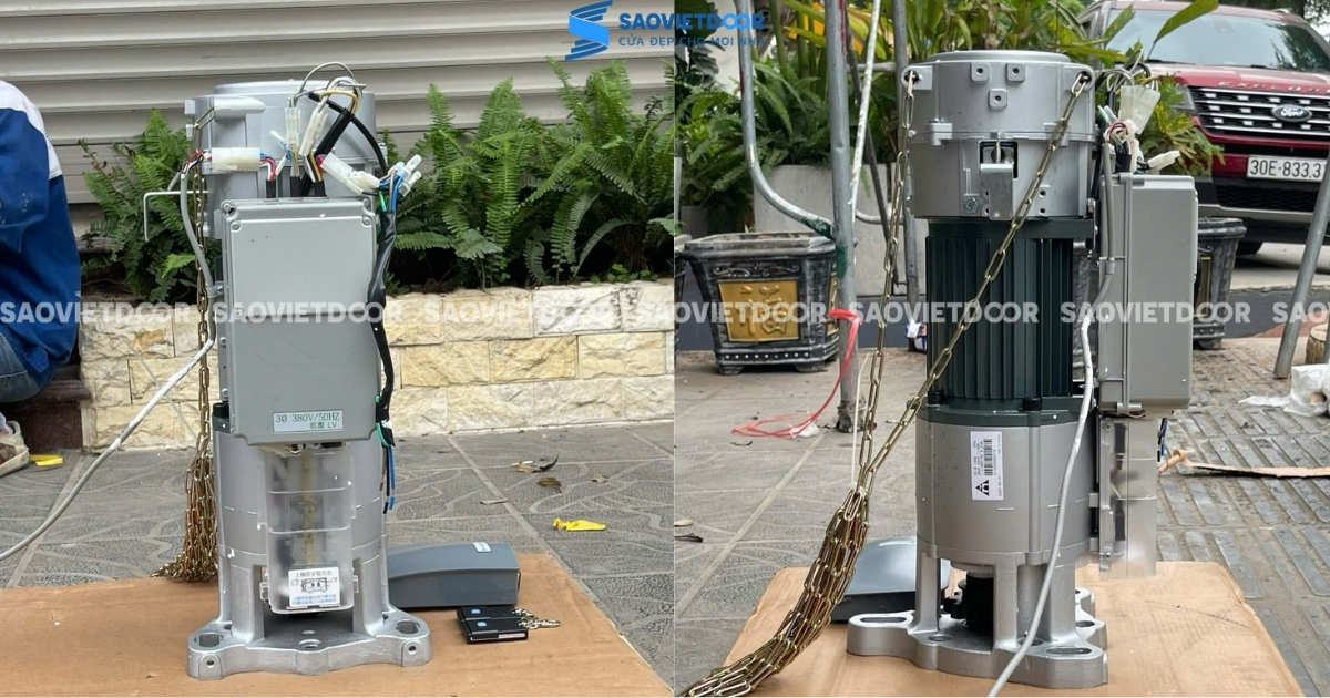 Motor Cửa Cuốn Đài Loan YH 1500kg Chính Hãng 48 Motor cửa cuốn Đài Loan YH 1500kg