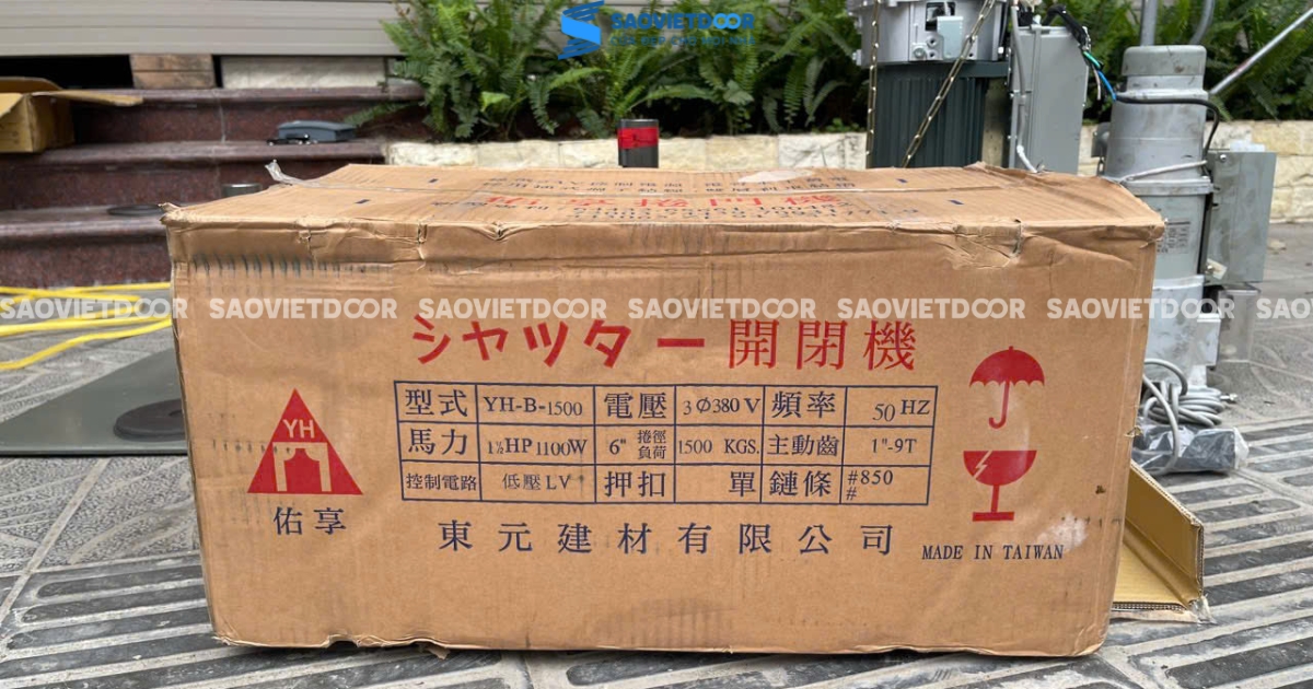 Motor Cửa Cuốn Đài Loan YH 1500kg Chính Hãng 67 Motor cửa cuốn Đài Loan YH 1500kg