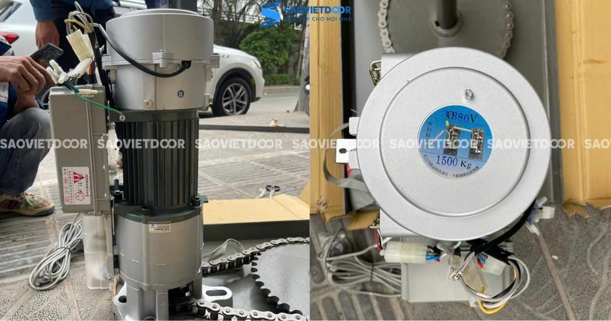 Motor Cửa Cuốn Đài Loan YH 1500kg Chính Hãng 52 Motor cửa cuốn Đài Loan YH 1500kg