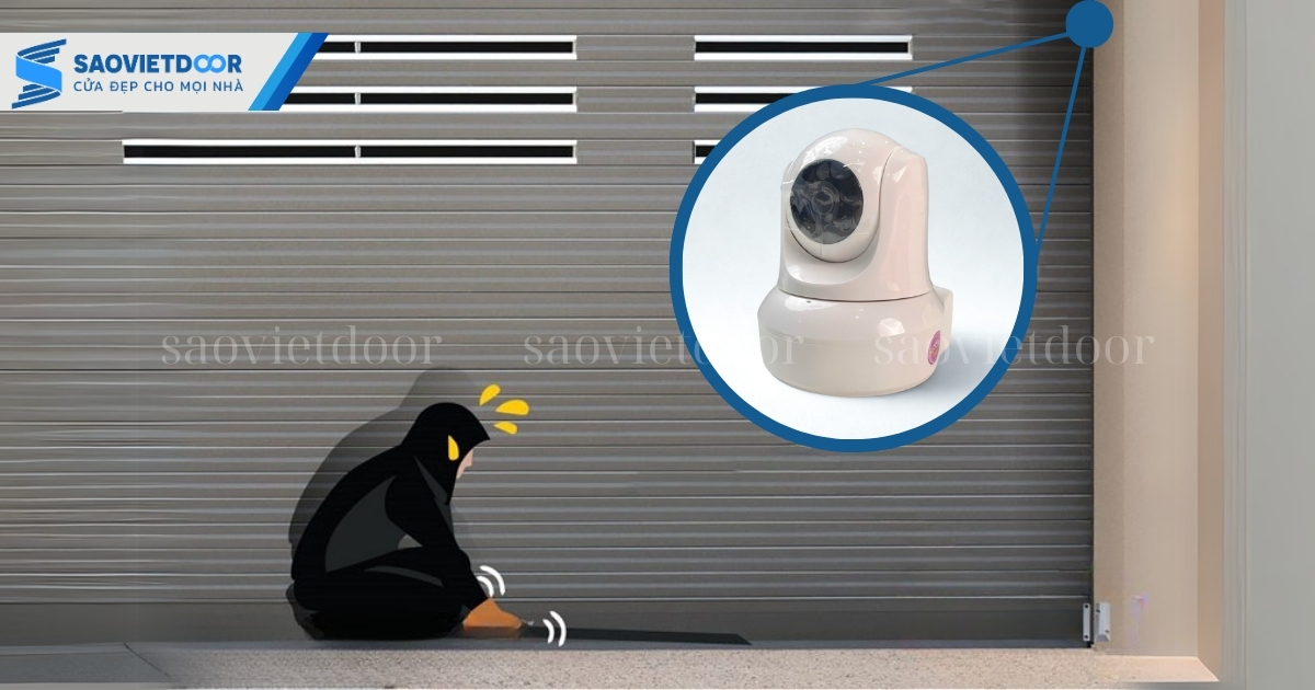 Camera Wifi 360 Theo Dõi Cửa Cuốn Idoor Chính Hãng 22 Camera idoor wifi với khả năng xoay 360 theo dõi cửa cuốn