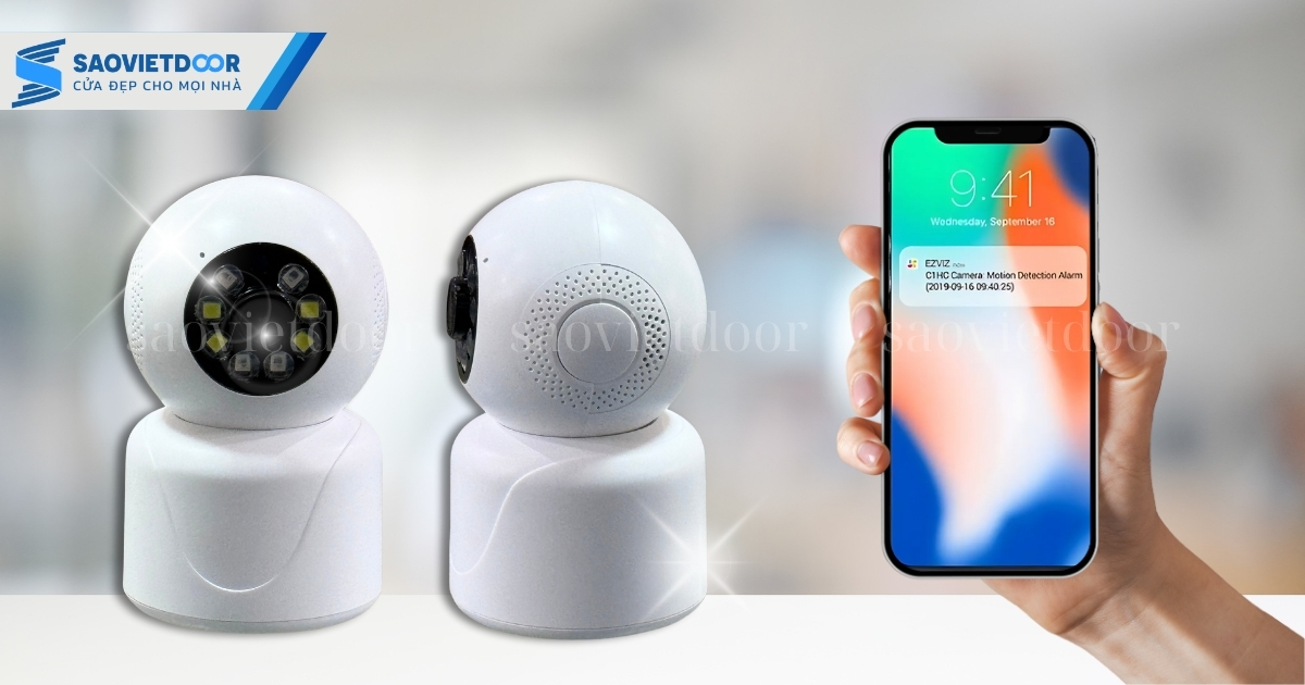 Camera SSmarts Wifi Trong Nhà 25 Camera Ssmarts Wifi cảnh báo chuyển động