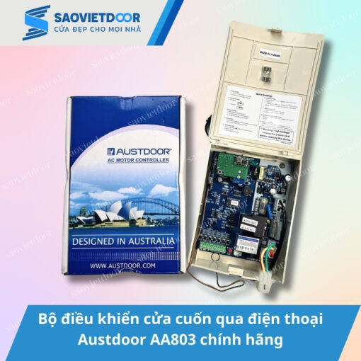Hộp Điều Khiển Cửa Cuốn Austdoor AA803 Chính Hãng 22 Hộp điều khiển cửa cuốn qua điện thoại Austdoor AA803