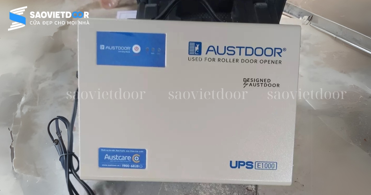 Lưu điện Austdoor E1000 25 Lưu điện cửa cuốn Austdoor E1000