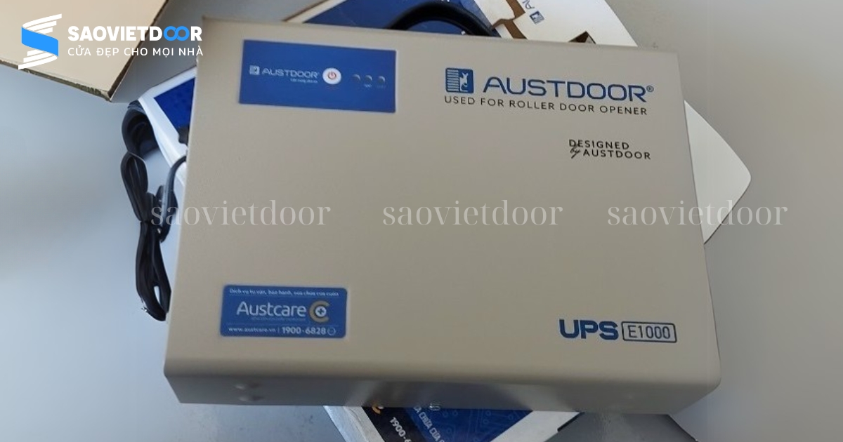 Lưu điện Austdoor E1000 22 Lưu điện cửa cuốn Austdoor E1000