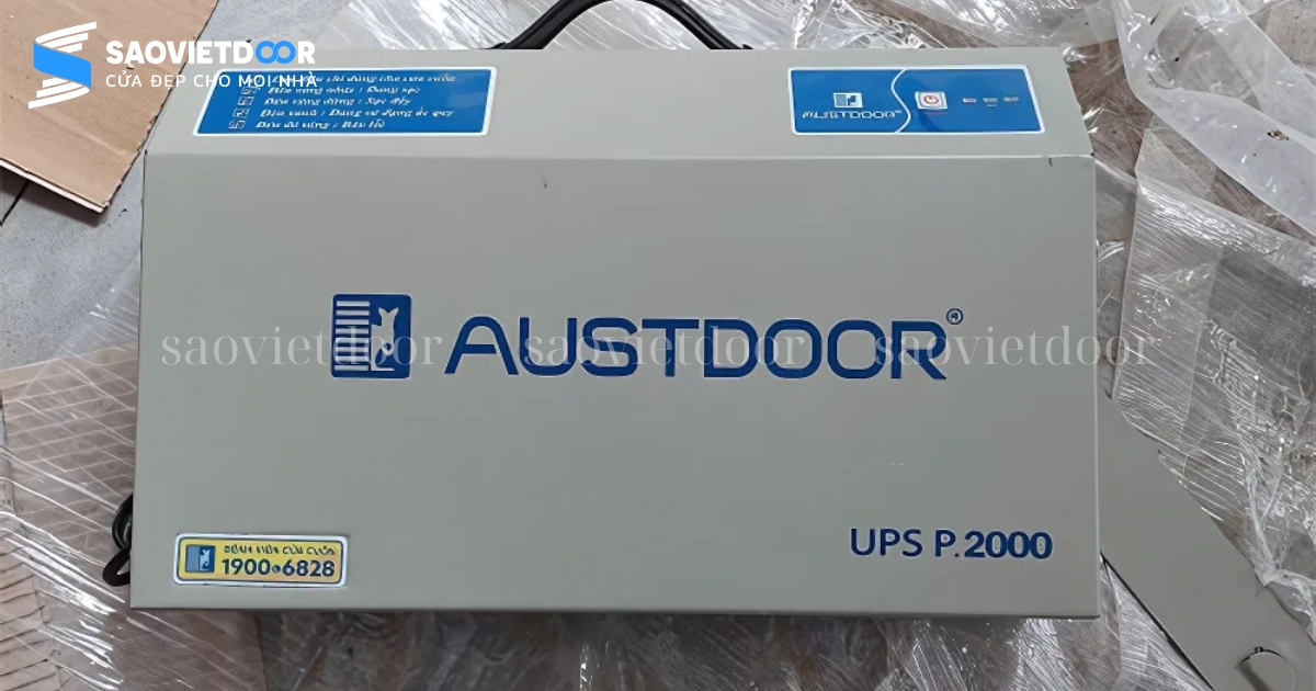 Lưu điện Austdoor P2000 28 Lưu điện cửa cuốn Austdoor P2000