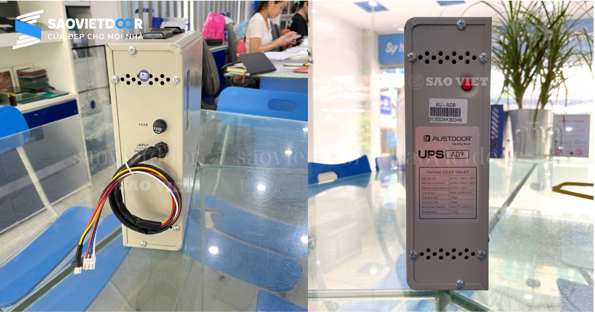Lưu điện Austdoor DC AD9 chính hãng 26 Lưu điện cửa cuốn Austdoor DC AD9