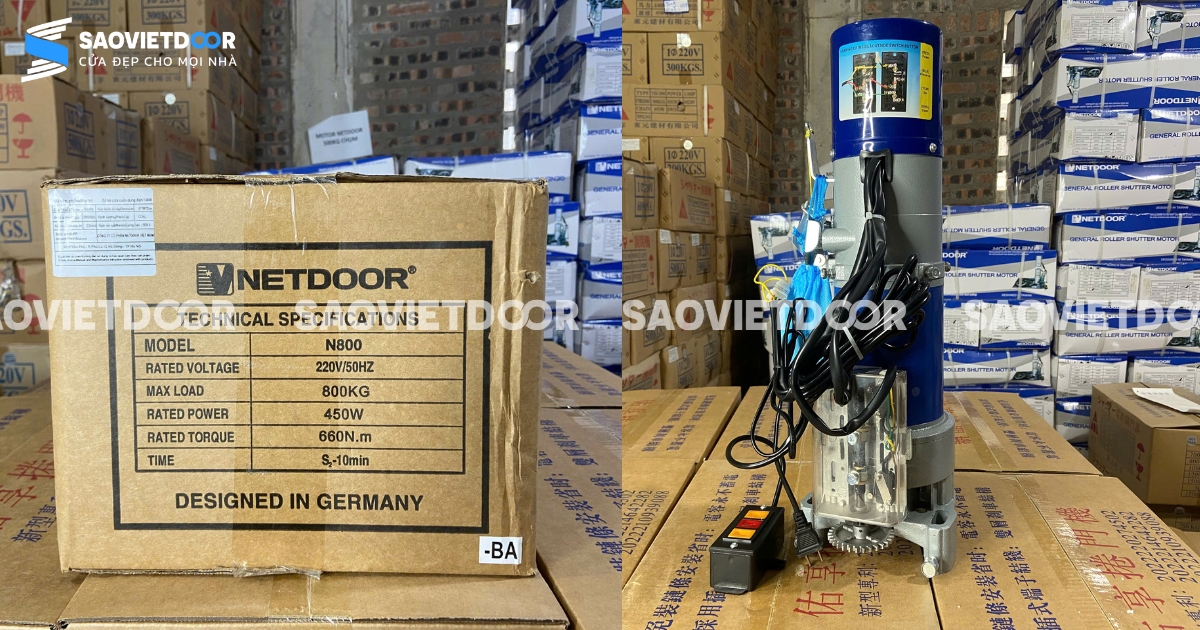 motor Netdoor N800 công nghệ Đức