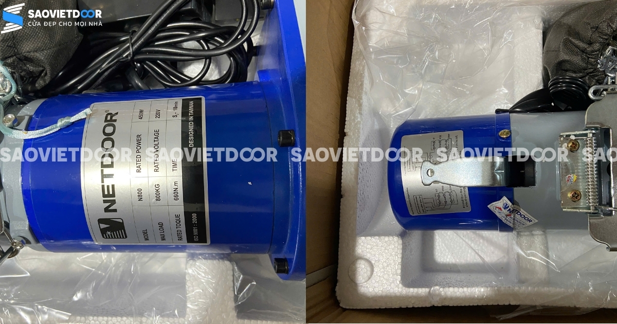 Motor cửa cuốn netdoor n800 công nghệ đài loan