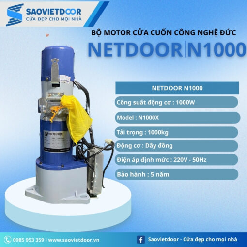Motor Netdoor N1000 Công Nghệ Đức Chính Hãng