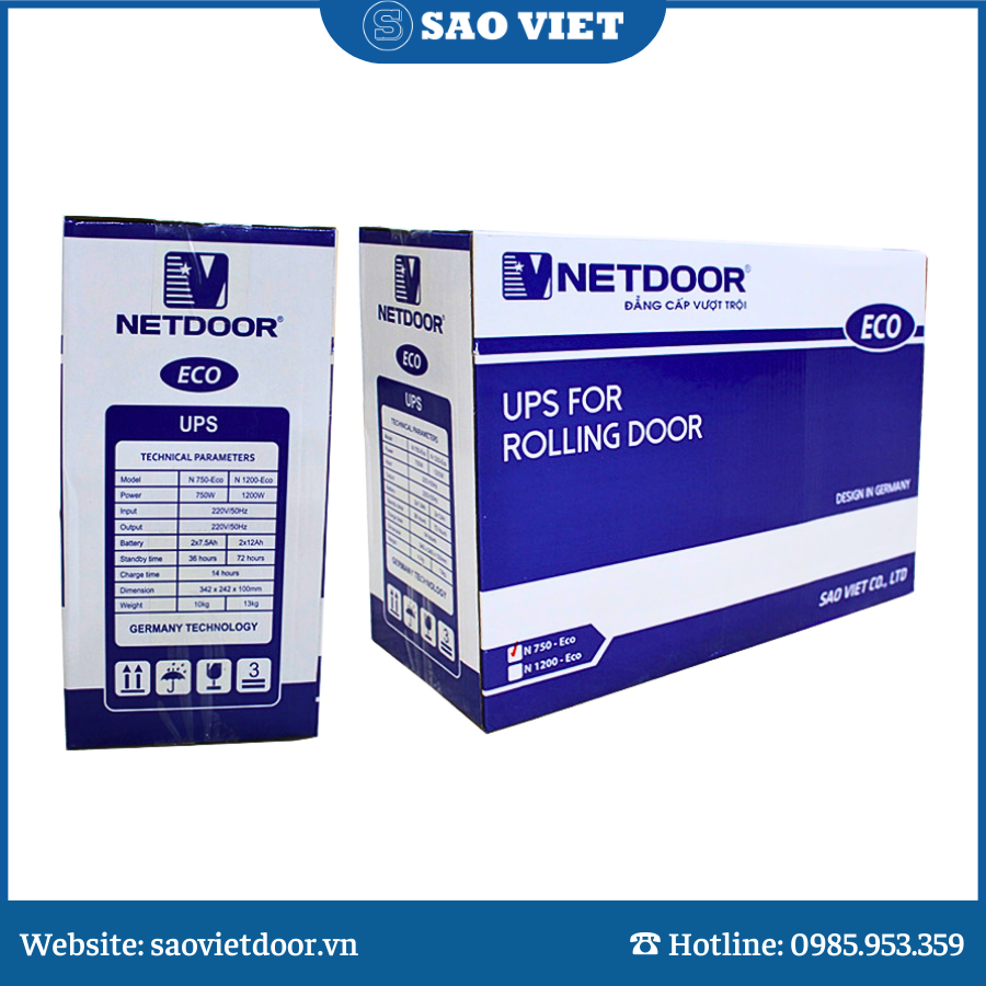 Lưu điện cửa cuốn Netdoor ECO.