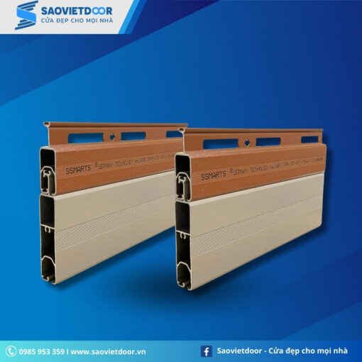 Cửa Cuốn Khe Thoáng Ssmarts S70 16 Hình ảnh mặt cắt cửa cuốn khe thoáng ssmarts S70