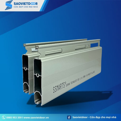 Cửa Cuốn Khe Thoáng SSmarts E60 16 Hình ảnh mặt cắt cửa cuốn khe thoáng ssmarts E60