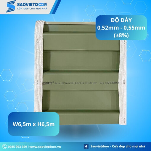 Cửa Cuốn Tấm Liền SSMARTS Seris 1 VIP 11 Hình ảnh nan cửa cuốn Ssmarts Seris 1 Vip