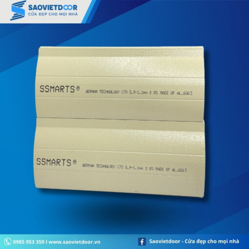 Cửa Cuốn Nhôm Kéo Tay SSMARTS C70 21 Hình ảnh nan cửa cuốn Ssmarts C70