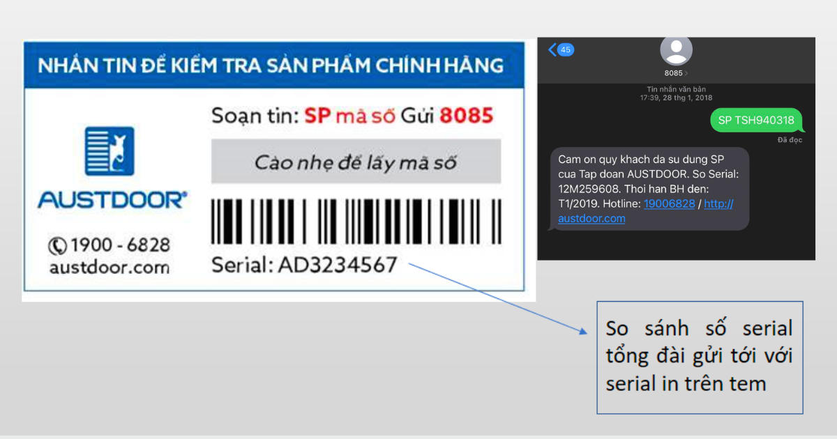KICH HOAT TEM BẢO HÀNH CUA CUON AUSTDOOR