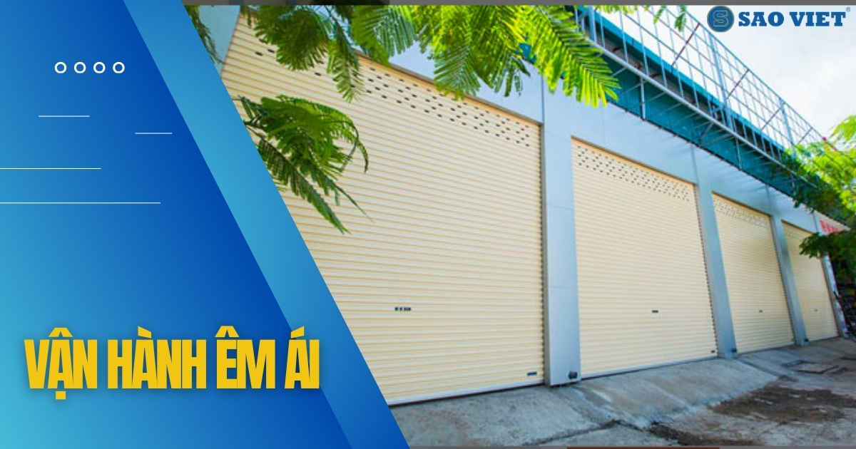 Mẫu Cửa Cuốn Tấm Liền Được Yêu Thích Nhất Hiện Nay 30 Cửa cuốn tấm liền vận hành êm ái