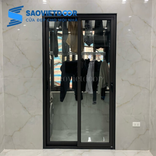 Cửa Đi Mở Quay 2 Cánh Nhôm Xingfa Nhập Khẩu 27 Cửa đi mở quay 2 cánh nhôm Xingfa