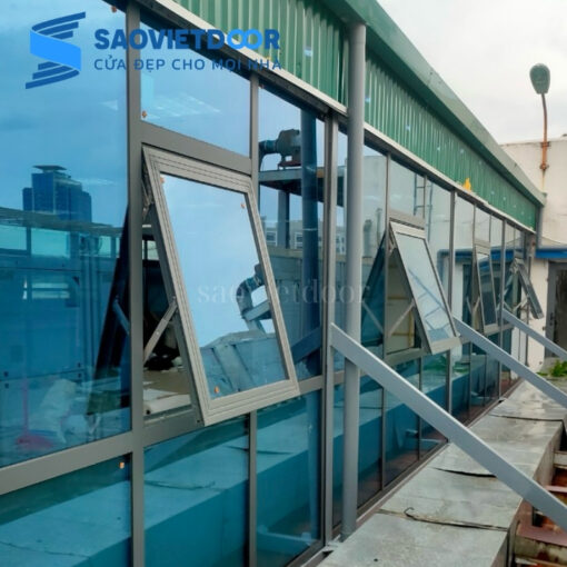 Cửa sổ hất 1 cánh nhôm xingfa
