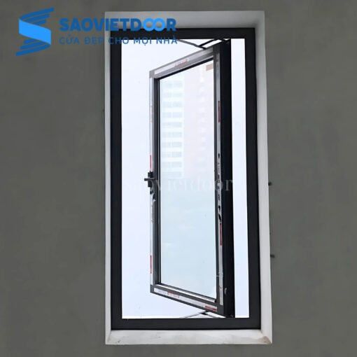 Cửa sổ mở quay 1 cánh nhôm Xingfa Việt Nam 13 Cửa sổ quay 1 cánh nhôm xingfa