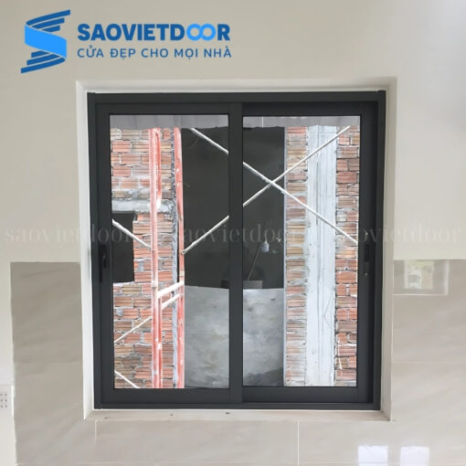 Cửa Sổ Mở Trượt 2 Cánh Nhôm Xingfa Nhập Khẩu 28 Cửa sổ mở trượt 2 cánh