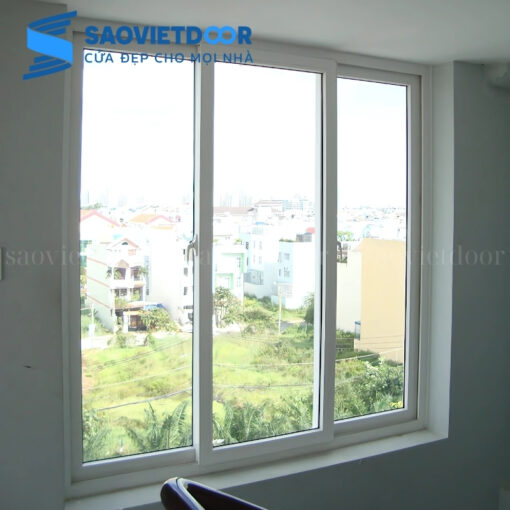 Cửa sổ mở trượt 3 cánh nhôm Xingfa Việt Nam 17 Cửa sổ mở trượt 3 cánh