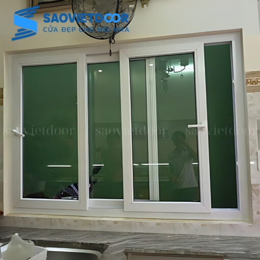 Cửa sổ mở trượt 3 cánh nhôm Xingfa Việt Nam 16 Cửa sổ mở trượt 3 cánh