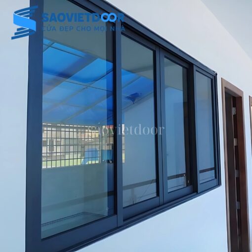 Cửa Sổ Mở Trượt 4 Cánh Nhôm Xingfa Nhập Khẩu 29 Cửa sổ mở trượt 4 cánh