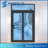 Cửa đi mở trượt 2 cánh nhôm Xingfa sau thi công