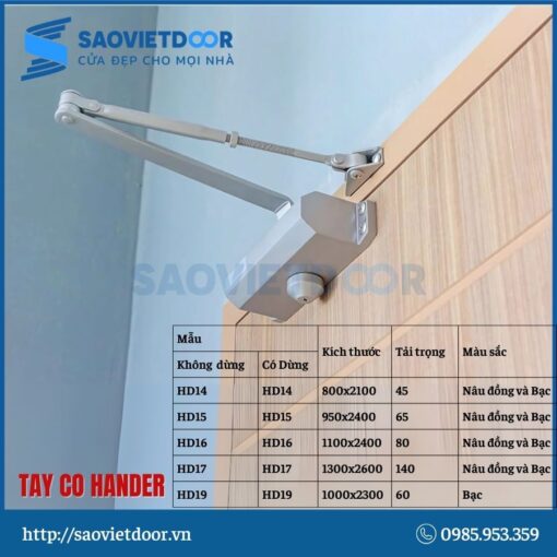 Tay Co Thuỷ Lực Hander 12 thong so Tay co hander