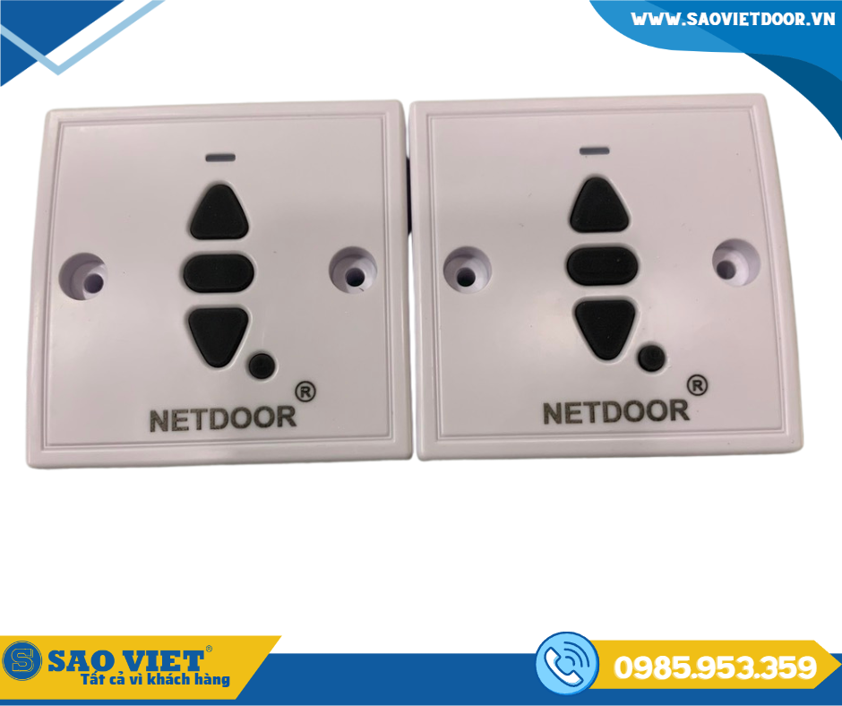 Bấm tường không dây 433 NETDOOR 14 1 6
