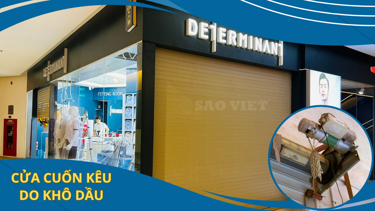 Cửa cuốn bị kêu và cách khắp phục ngay tại nhà 14 6 1 1