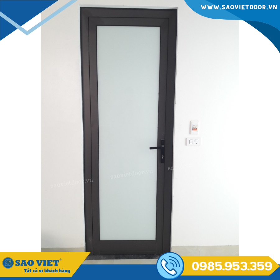 Tổng hợp 99+ mẫu cửa đi nhôm Xingfa đẹp nhất 2023 42 Cua di mo quay 1 canh 08