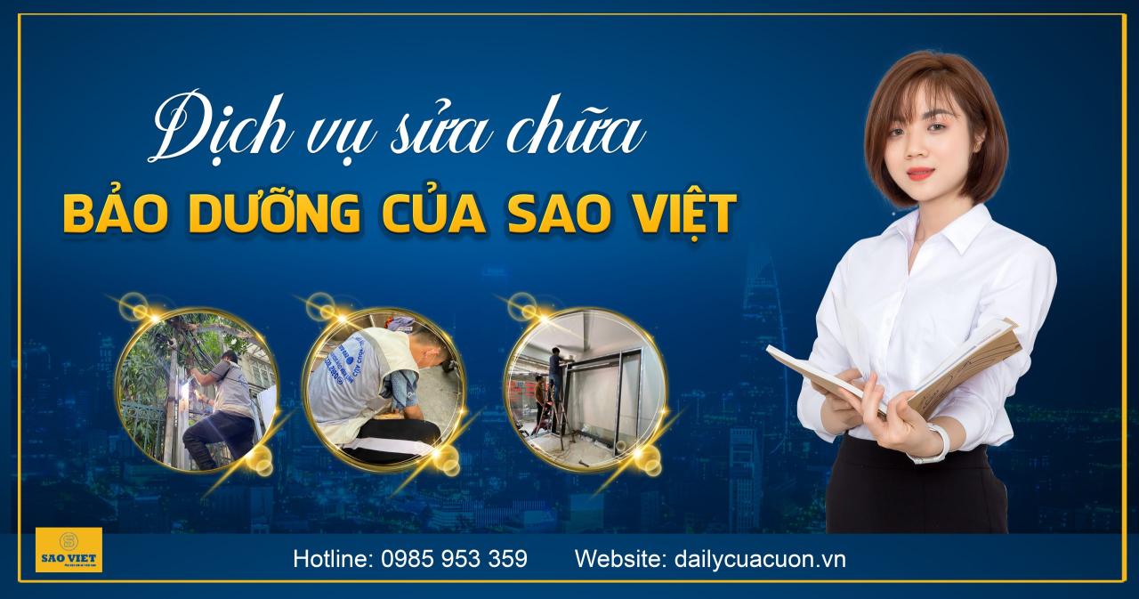 Những Điều Cần Lưu Ý Khi Sử Dụng Cửa Cuốn Điện ? 13 Dich vu bao duong sua chua cua sao viet scaled 3