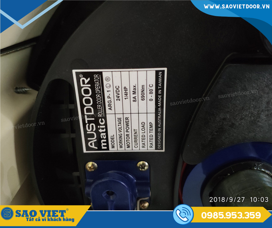 Bộ tời Austdoor ARG.P1 21 Motor tam lien