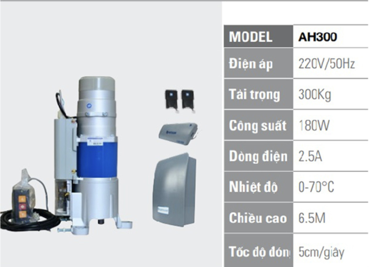 Bộ tời Austdoor AH300 25 Motor