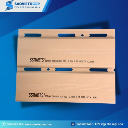 Cửa Cuốn Khe Thoáng Ssmarts S80 15 Hình ảnh mặt cắt cửa cuốn khe thoáng Ssmarts S80