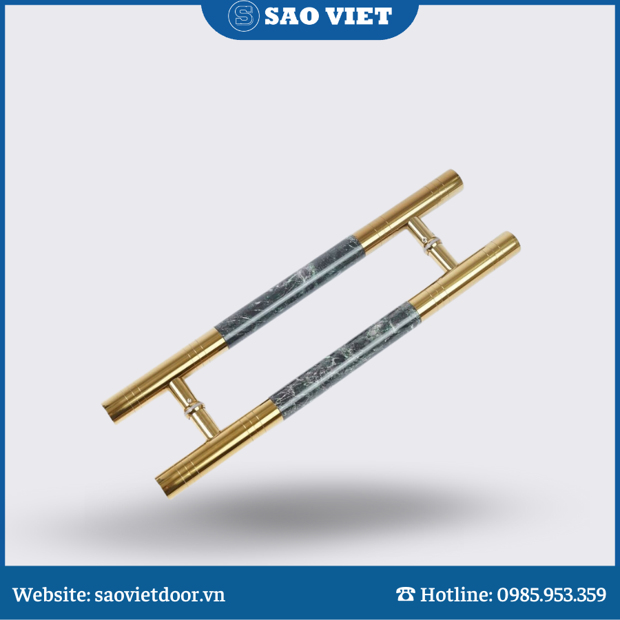 Tay Nắm Vân Đá Mạ Vàng 15 Tay nam