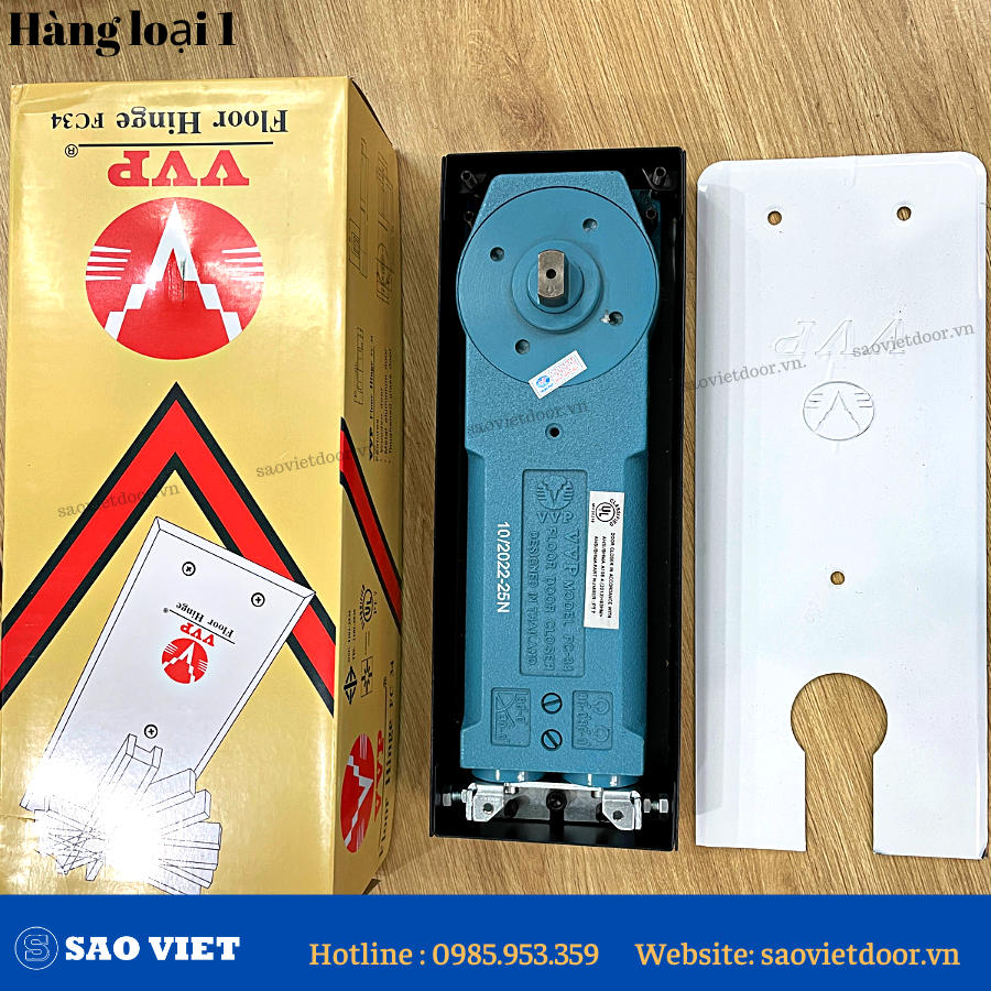 Cách phân biệt bản lề sàn VVP chính hãng 9 ban le san vvp l1