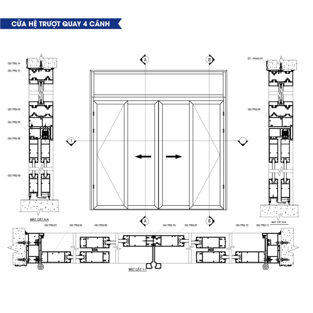 Báo Giá Cửa Nhôm Trượt Quay Mới Nhất 24 cau tao cua nhom truot quay 1024x1024 1