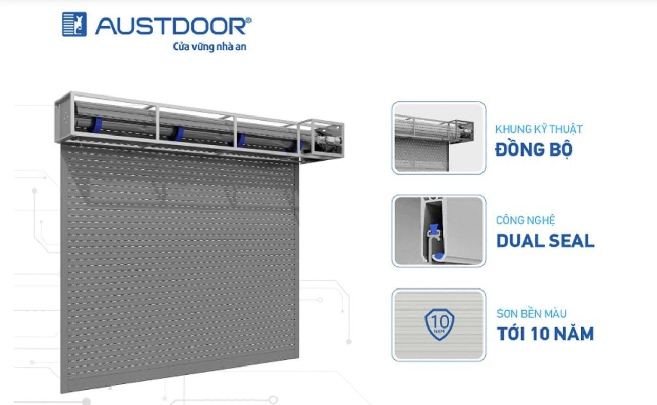 Cửa cuốn Austdoor A61 20 cua cuon khe thoang A61 e1677205516800